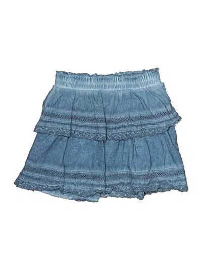 Pre-owned Katie J Nyc Kids' Denim Skirt In Blue