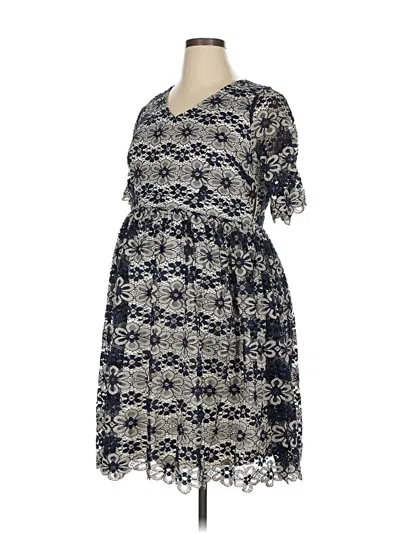 Pre-owned Motherhood Casual Dress In Gray