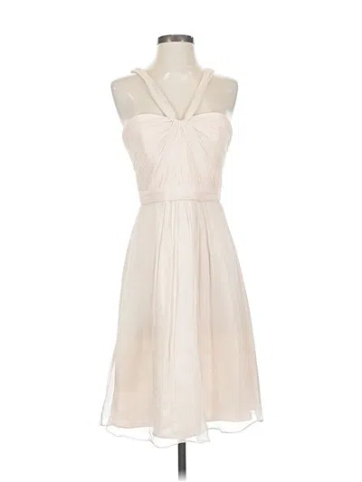 Pre-owned Amsale Cocktail Dress In White