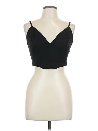 Pre-owned Victoria's Secret Tank Top Black Strapless Neckline Tops