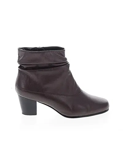 Pre-owned David Tate Ankle Boots In Brown