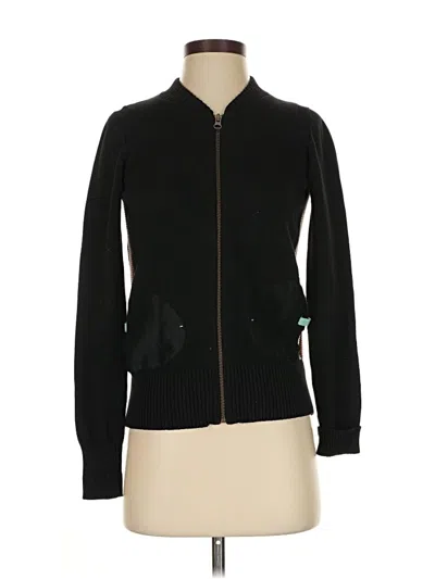 Pre-owned Gap Cardigan Sweater In Black