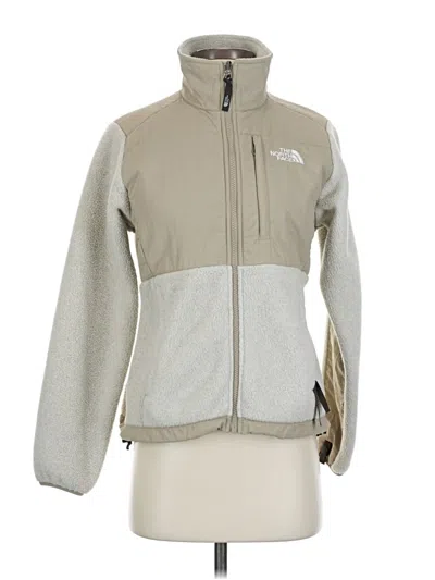 Pre-owned The North Face Fleece Jacket In Gray