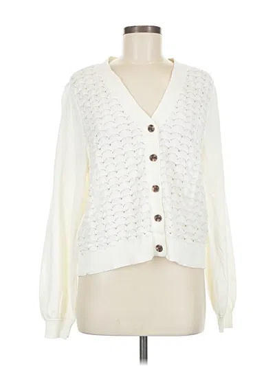 Pre-owned Jason Wu Cardigan Sweater In White