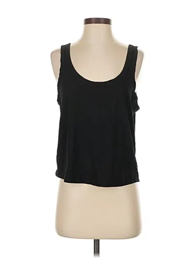 Pre-owned Vuori Tank Top Black Strapless Neckline Tops