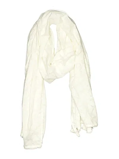 Pre-owned Lilly Pulitzer Scarf In White