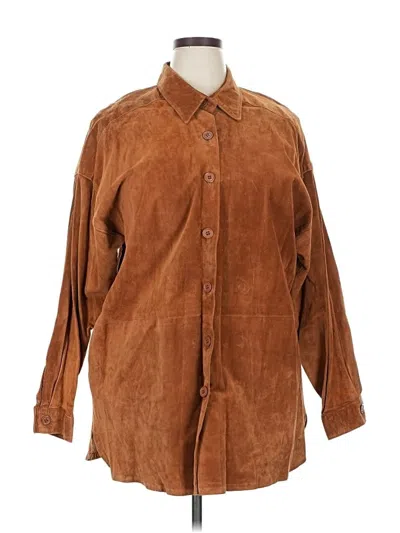 Pre-owned Saks Fifth Avenue Coat In Brown