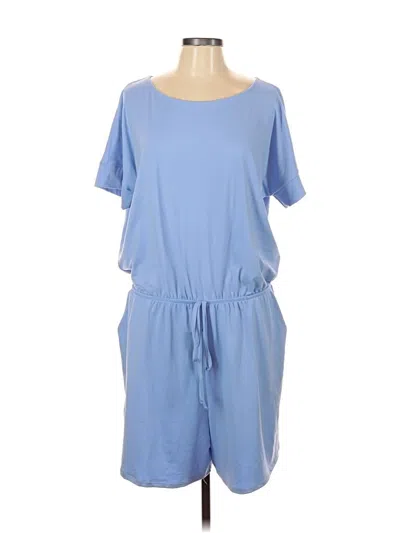 Pre-owned Zenana Romper In Blue