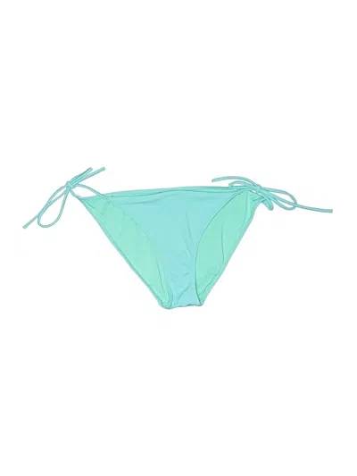 Pre-owned Victoria's Secret Swimsuit Bottoms In Blue