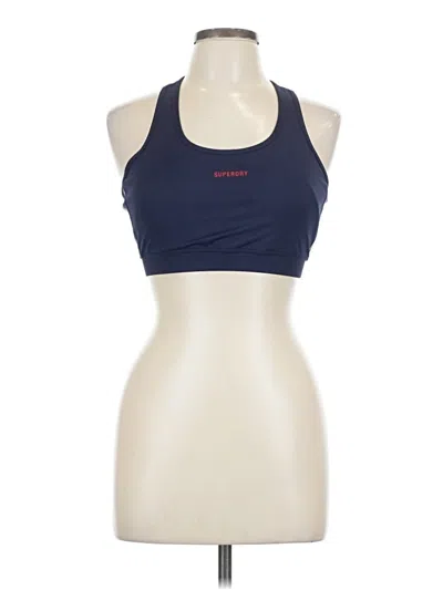 Pre-owned Superdry Sports Bra In Blue