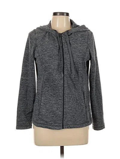 Pre-owned Athletic Works Zip Up Hoodie In Gray