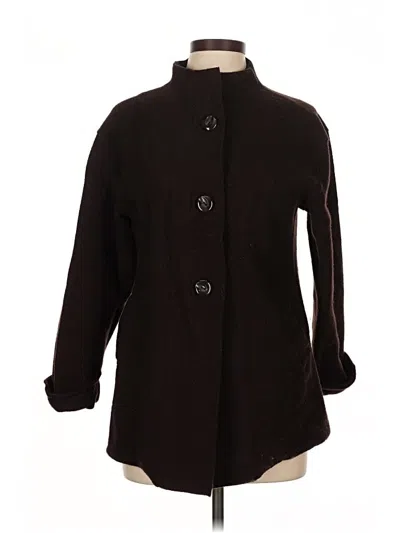 Pre-owned Carole Little Coat In Black