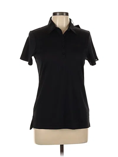 Pre-owned Travis Mathew Short Sleeve Polo Shirt In Black