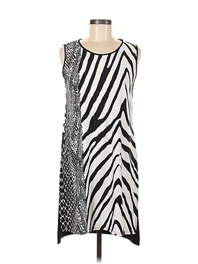 Pre-owned Melissa Paige Casual Dress In Silver