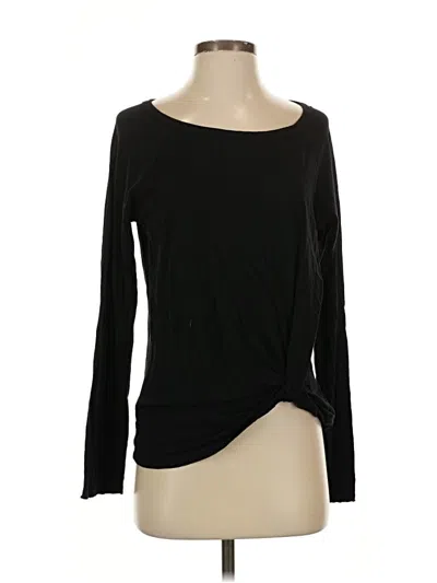 Pre-owned Sanctuary Long Sleeve T-shirt In Black