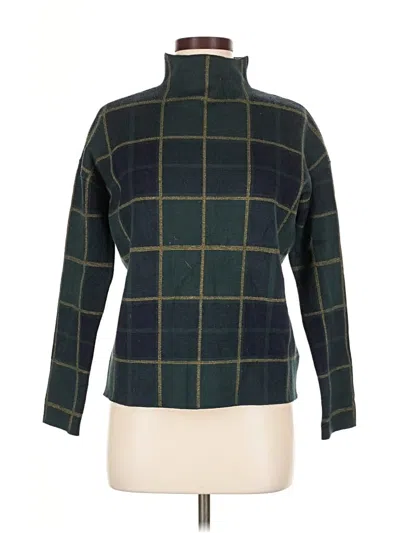 Pre-owned Tahari Turtleneck Sweater In Green