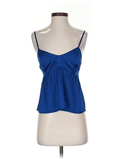 Pre-owned Hollister Sleeveless Blouse In Blue