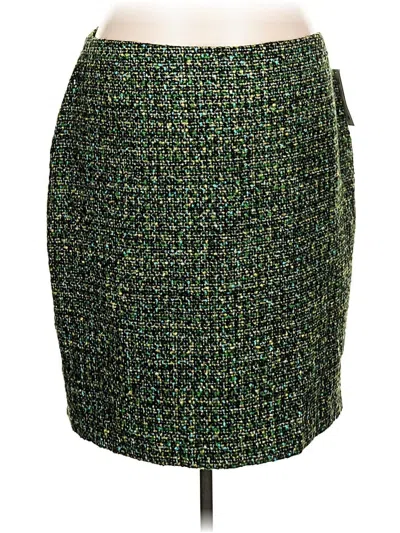 Pre-owned Liz Claiborne Casual Skirt In Green