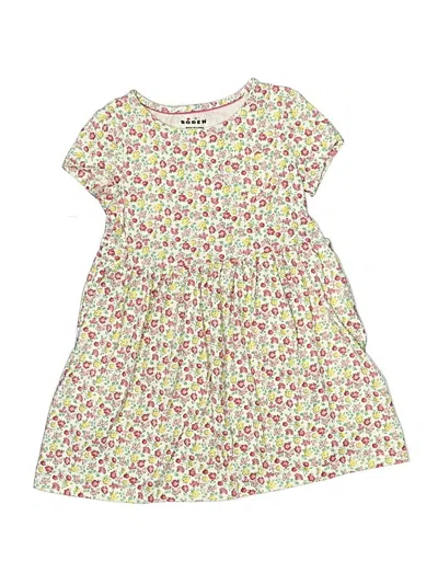 Pre-owned Mini Boden Kids' Dress In White
