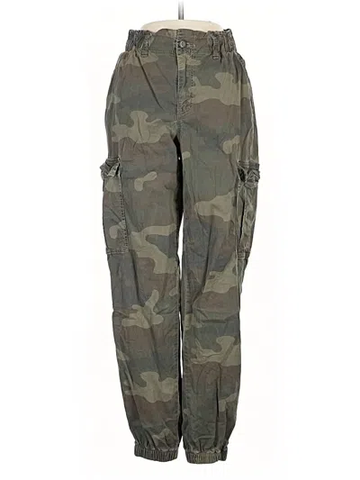 Pre-owned American Eagle Outfitters Cargo Pants In Green