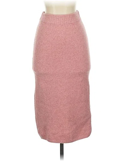 Pre-owned Express Casual Skirt In Pink