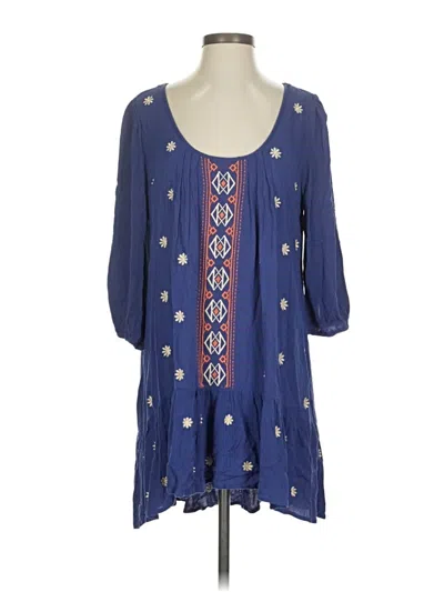 Pre-owned Umgee Casual Dress In Blue