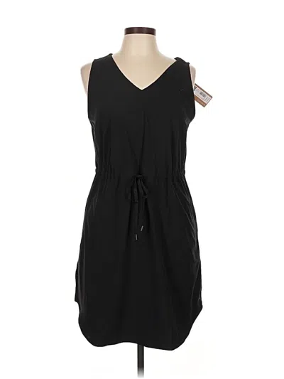 Pre-owned Eddie Bauer Casual Dress In Black