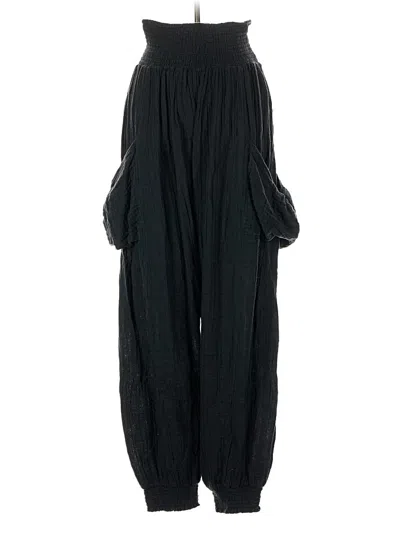 Pre-owned Free People Casual Pants In Black