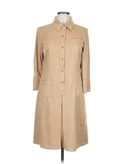 Pre-owned Talbots Casual Dress In Brown