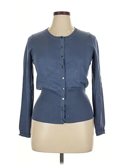 Pre-owned Philosophy Republic Clothing Cardigan Sweater In Blue