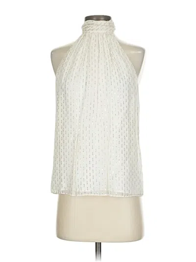 Pre-owned Ramy Brook Sleeveless Blouse In White
