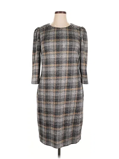 Pre-owned Connected Apparel Casual Dress In Gray