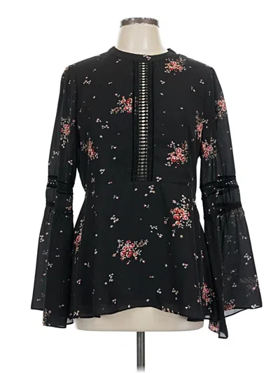 Pre-owned Show Me Your Mumu Long Sleeve Blouse In Black