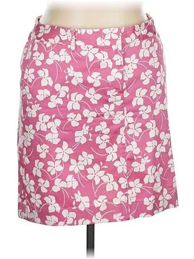 Pre-owned Ann Taylor Factory Casual Skirt In Pink