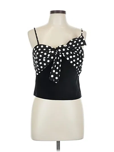 Pre-owned Left Coast By Dolan Sleeveless Blouse In Black