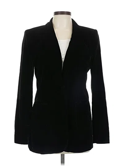 Pre-owned Zara Blazer Jacket In Black
