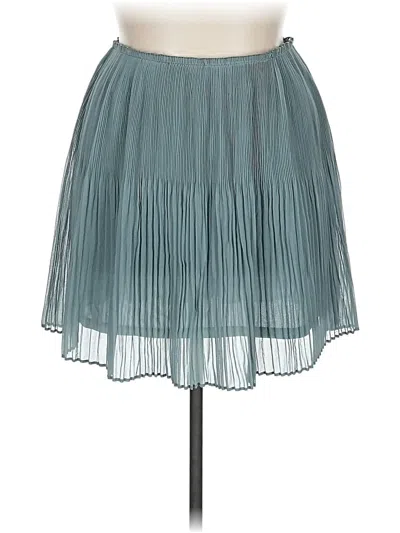 Pre-owned H&m Casual Skirt In Gray