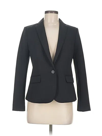 Pre-owned Ann Taylor Blazer Jacket In Gray