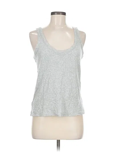 Pre-owned Ann Taylor Loft Tank Top Silver Halter Neckline Tops
