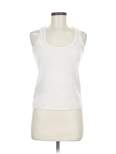 Pre-owned Ann Taylor Loft Tank Top White Halter Neckline Tops