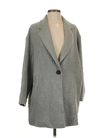Pre-owned Zara Coat In Gray