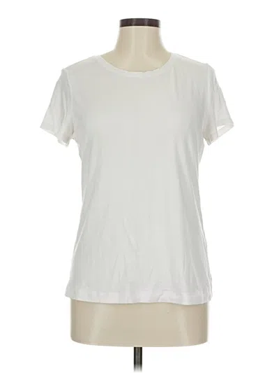 Pre-owned Banana Republic Factory Store Short Sleeve T-shirt In White
