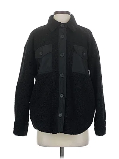 Pre-owned Beach Riot Fleece Jacket In Black