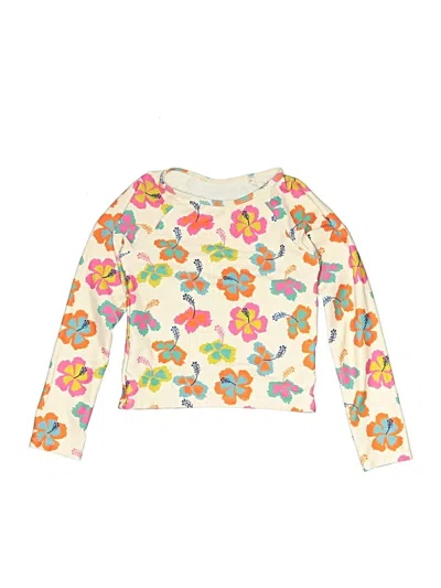 Pre-owned Ymi Kids' Long Sleeve T-shirt In White