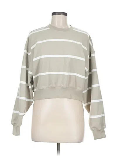 Pre-owned Athleta Sweatshirt In Gray