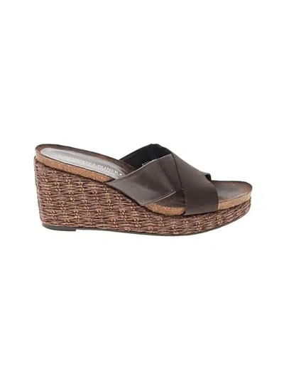 Pre-owned Donald J Pliner Sandals In Brown