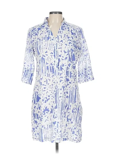 Pre-owned Tori Richard Casual Dress In Blue