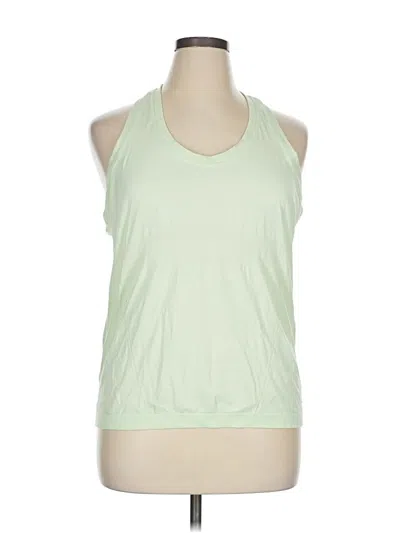 Pre-owned Athleta Sleeveless T-shirt In Green
