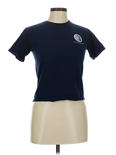 Pre-owned Fruit Of The Loom Short Sleeve T-shirt In Blue