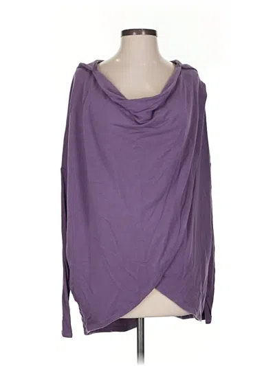 Pre-owned Athleta Poncho In Purple
